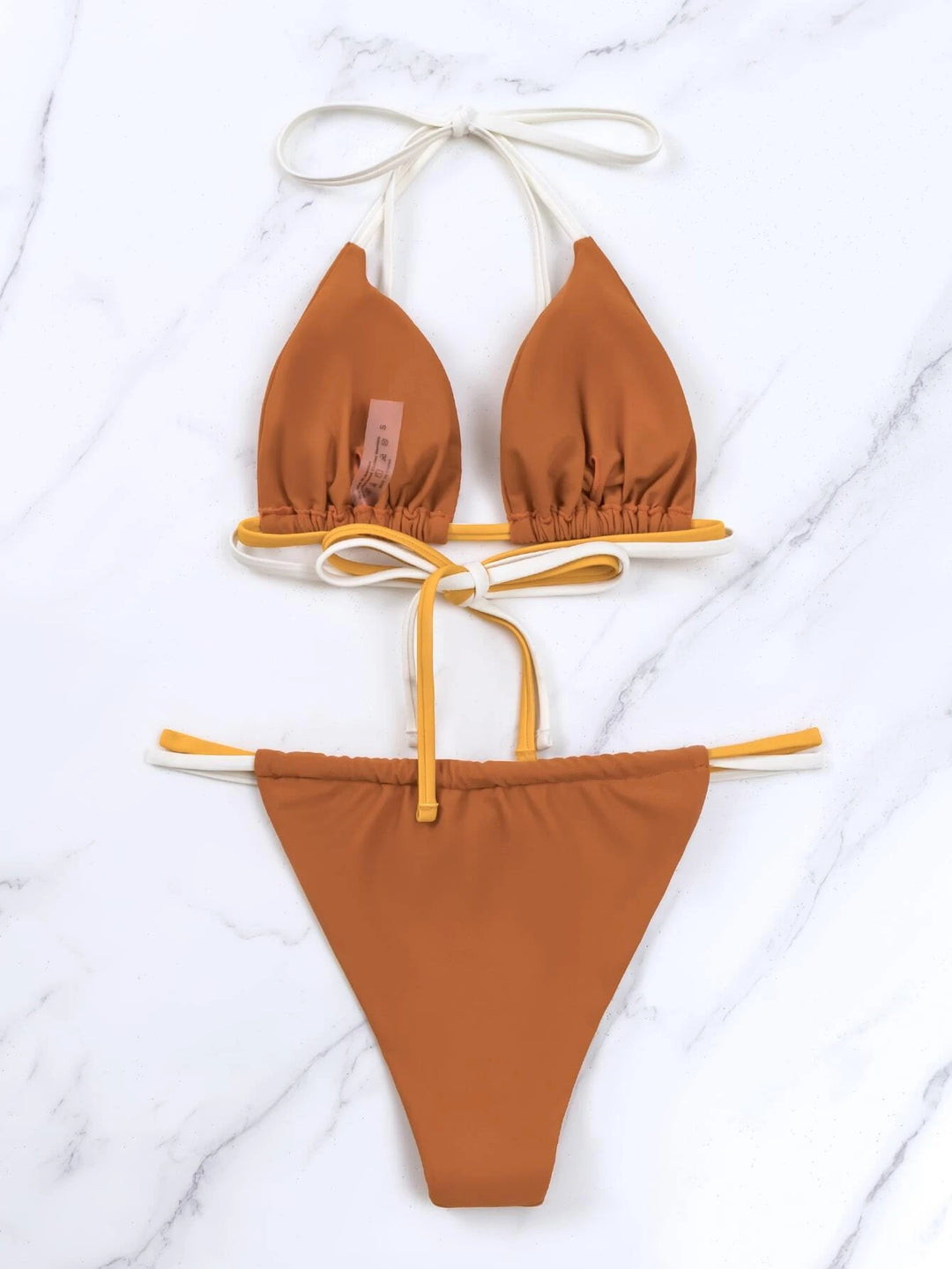 Braylee Halter Triangle Bikini Set