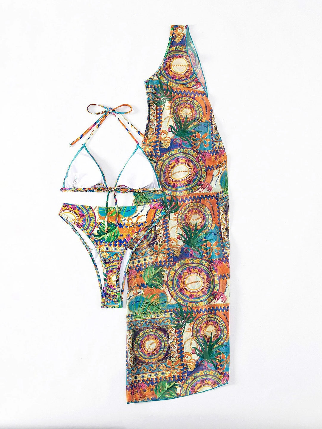 Kyleigh Tropical Print Bikini Set