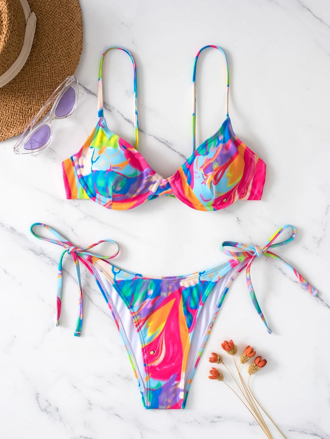 Juniper Allover Print Bikini Set