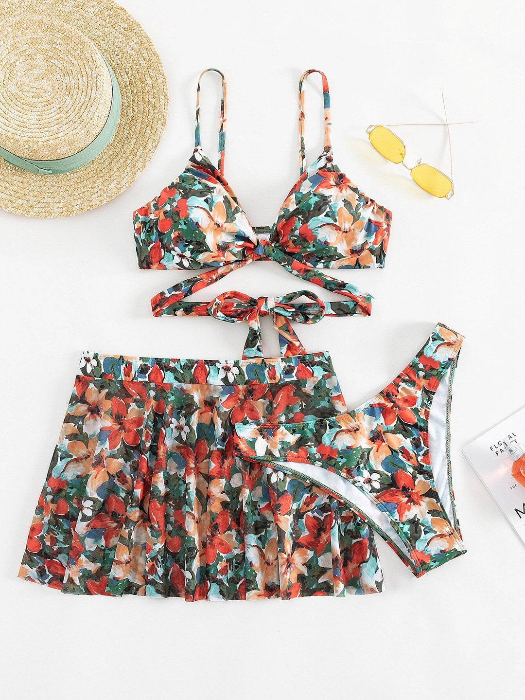 Meghan Floral Knot BIkini Set